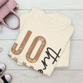 Personalized Unisex Heavy Cotton Tee - Custom Name & Age Design - GULLYDESIGN