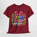 Happy Easter Unisex Heavy Cotton Tee - Fun & Festive Spring Shirt - GULLYDESIGN