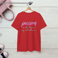 Passion is the Key Unisex Heavy Cotton Tee - Motivational T-Shirt for Inspiration and Abundance - GULLYDESIGN