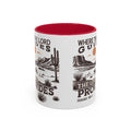 Inspirational Desert Scene Mug - 11oz & 15oz Colorful Coffee Cup for Faith & Encouragement - GULLYDESIGN