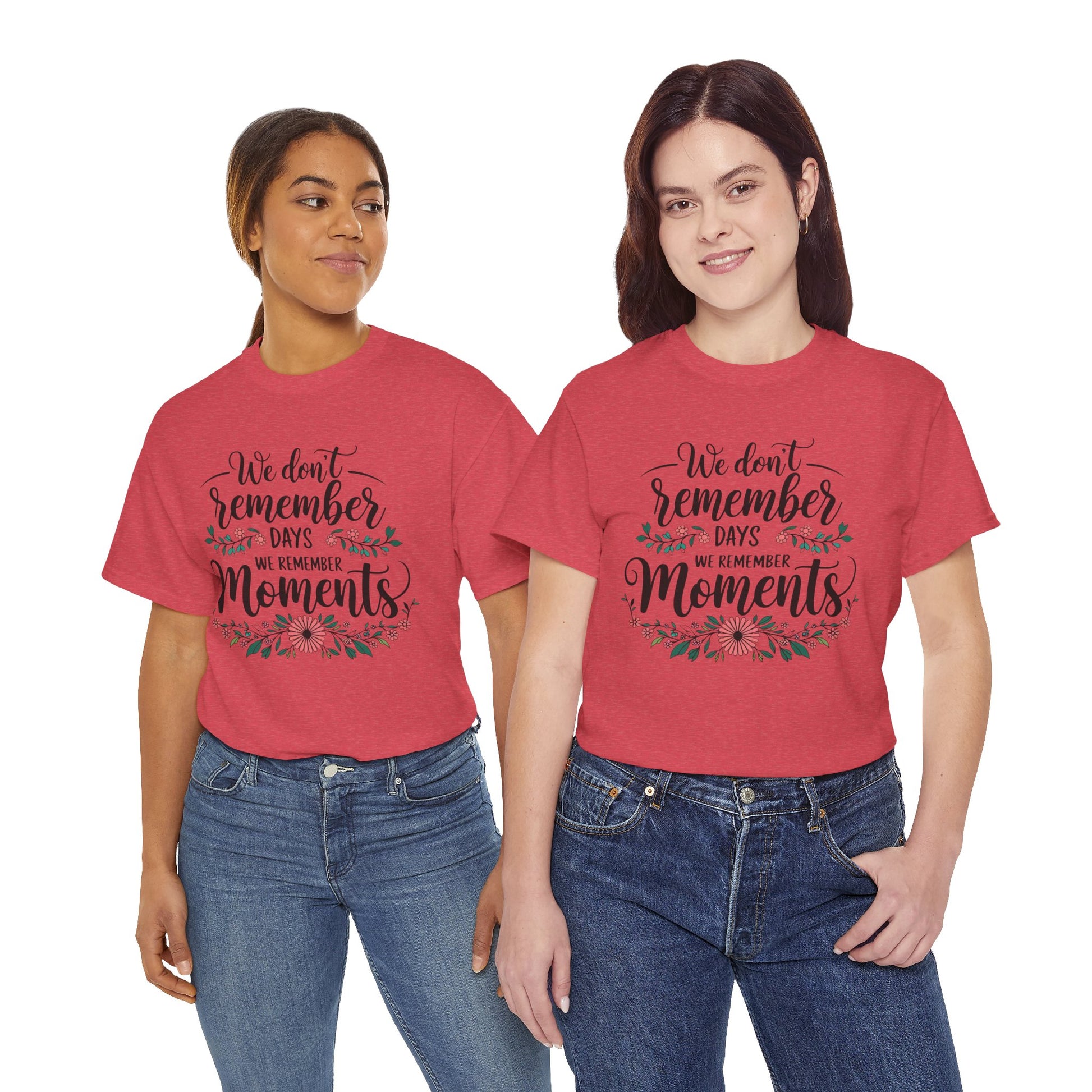 Moments Remembrance Unisex Heavy Cotton Tee - Inspirational Graphic Shirt - GULLYDESIGN