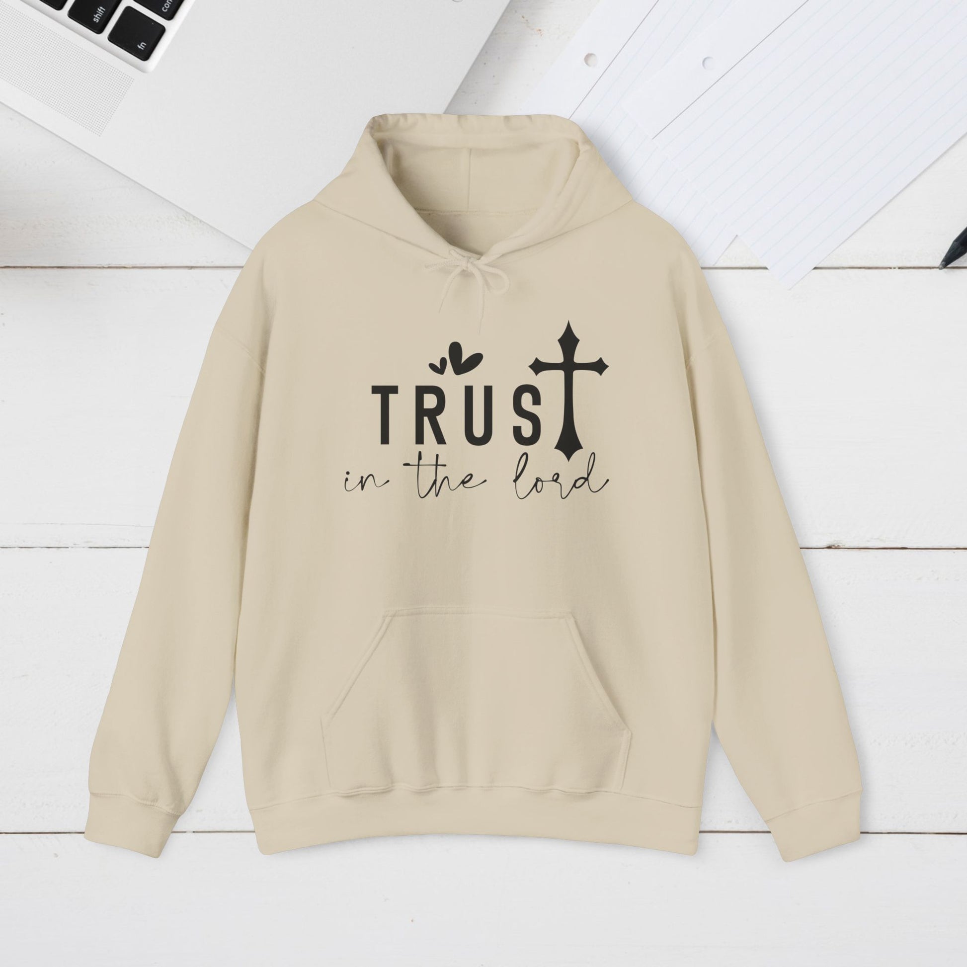 Trust in the Lord Hoodie - Unisex Heavy Blend Sweatshirt - GULLYDESIGN