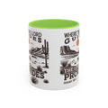 Inspirational Desert Scene Mug - 11oz & 15oz Colorful Coffee Cup for Faith & Encouragement - GULLYDESIGN