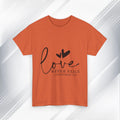 Love Never Fails Unisex Heavy Cotton Tee - Inspirational Christian T-Shirt - GULLYDESIGN