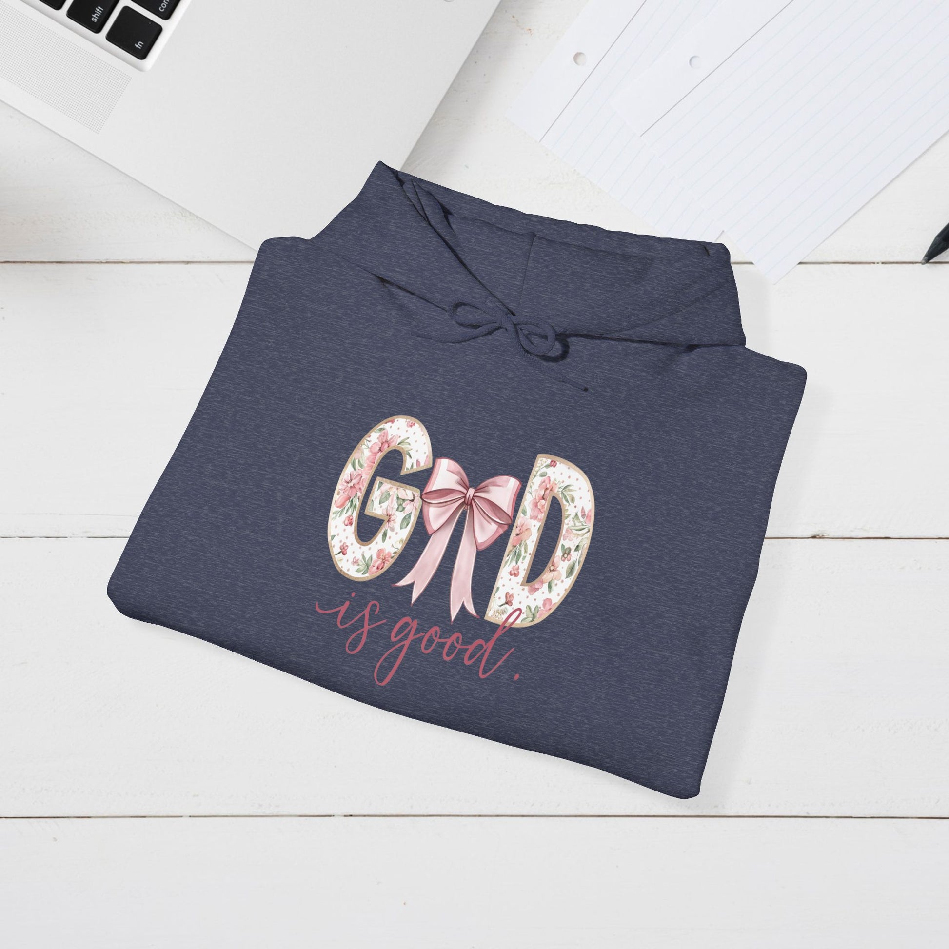 Inspirational God is Good Hoodie - Unisex Heavy Blend™ Sweatshirt - GULLYDESIGN