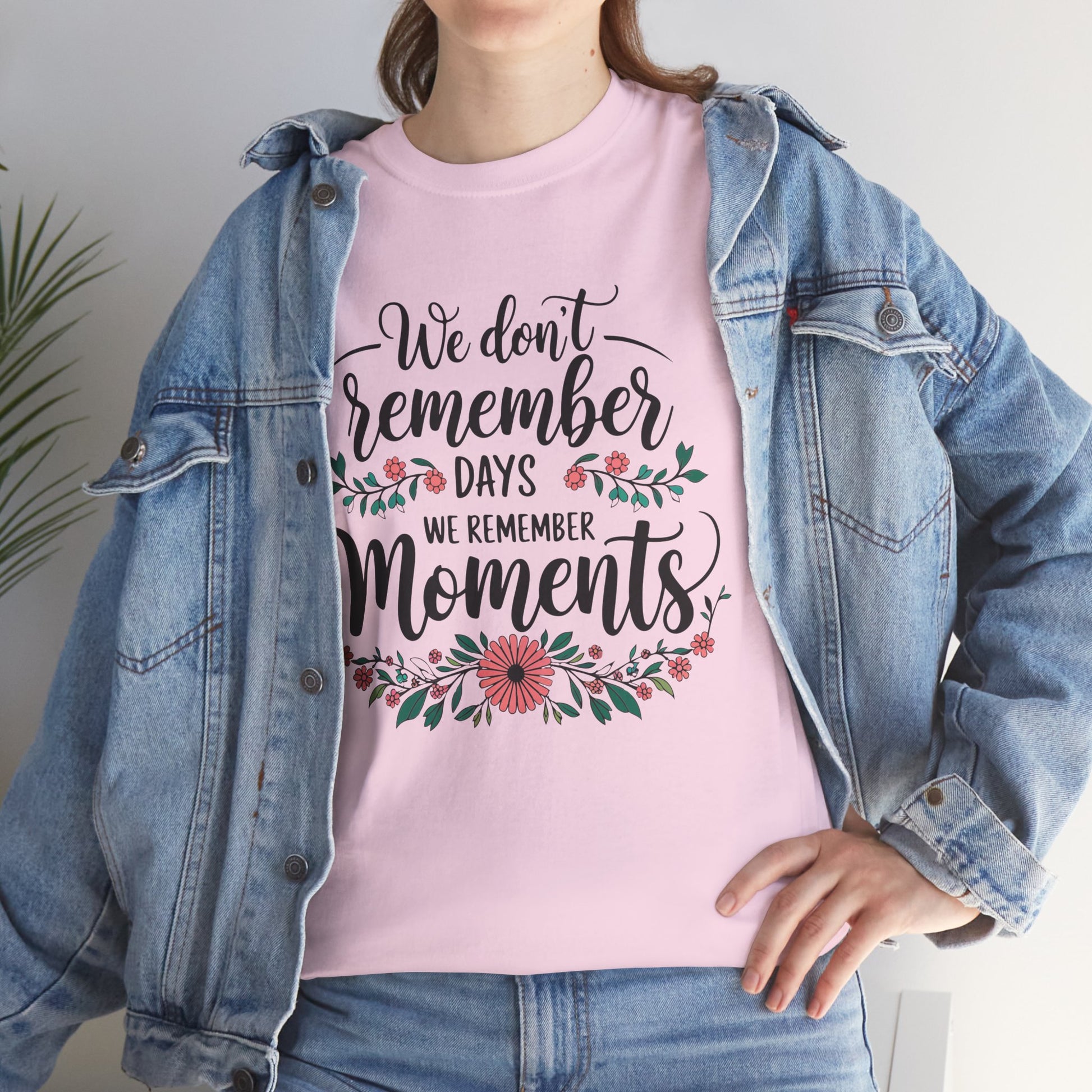 Moments Remembrance Unisex Heavy Cotton Tee - Inspirational Graphic Shirt - GULLYDESIGN