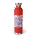 Inspirational Copper Insulated Water Bottle - 22oz - Motivational Quotes & Colorful Design - GULLYDESIGN