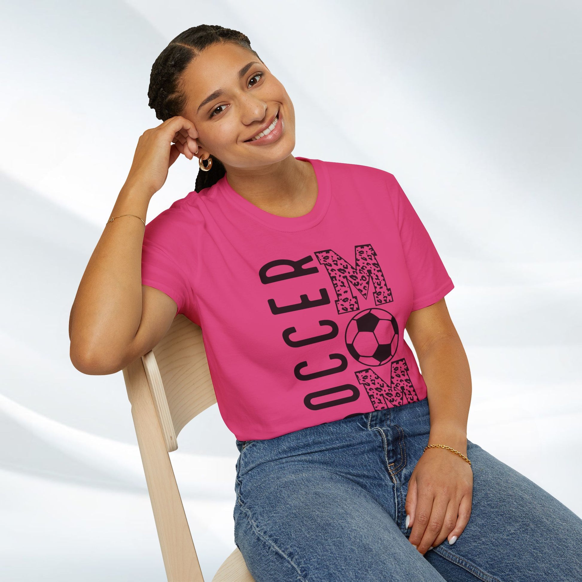 Soccer Mom Unisex Softstyle T-Shirt - Perfect Gift for Sporty Moms - GULLYDESIGN