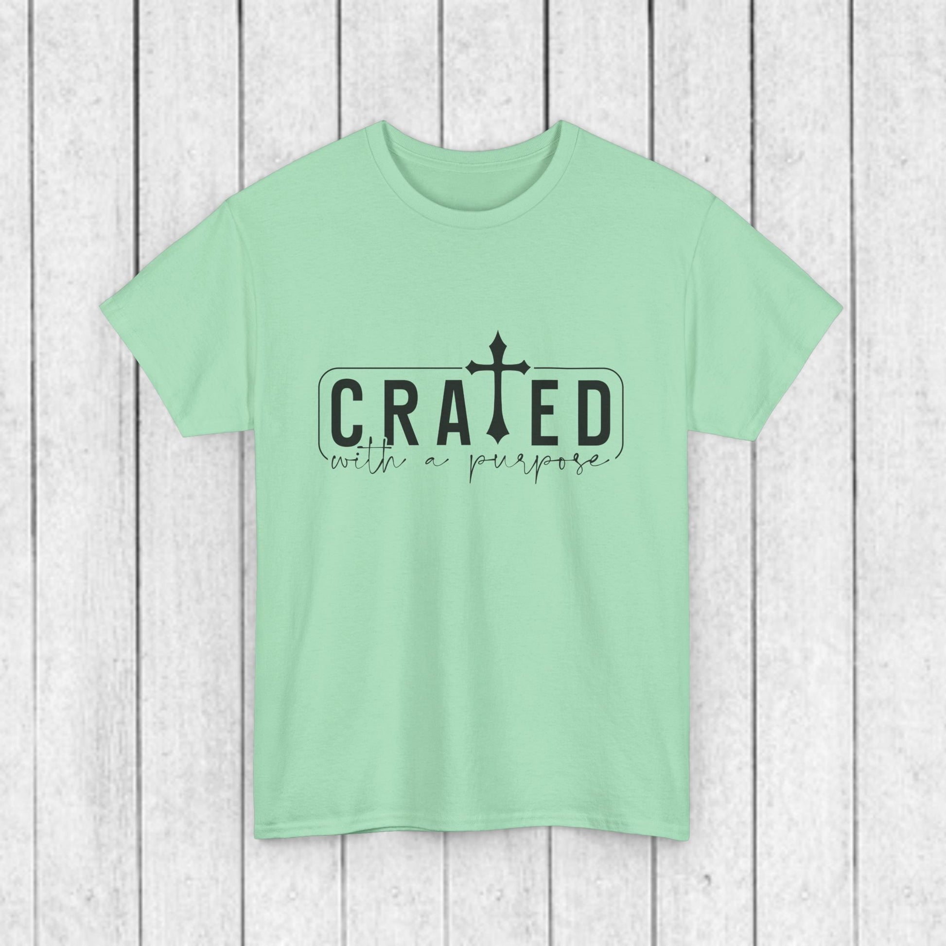 Unisex Heavy Cotton Tee - Grated with a Purpose Graphic Tee - GULLYDESIGN
