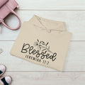 Blessed Hooded Sweatshirt | Jeremiah 17:7 | Cozy Unisex Sweatshirt for Faith & Inspiration - GULLYDESIGN