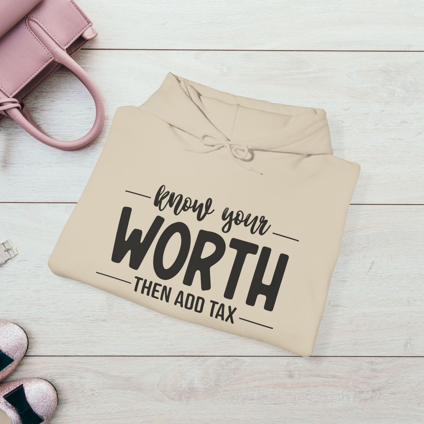 Know Your Worth Inspirational Hoodie