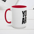 Inspirational Colorful Mug - Empowering Affirmations for Coffee Lovers - GULLYDESIGN