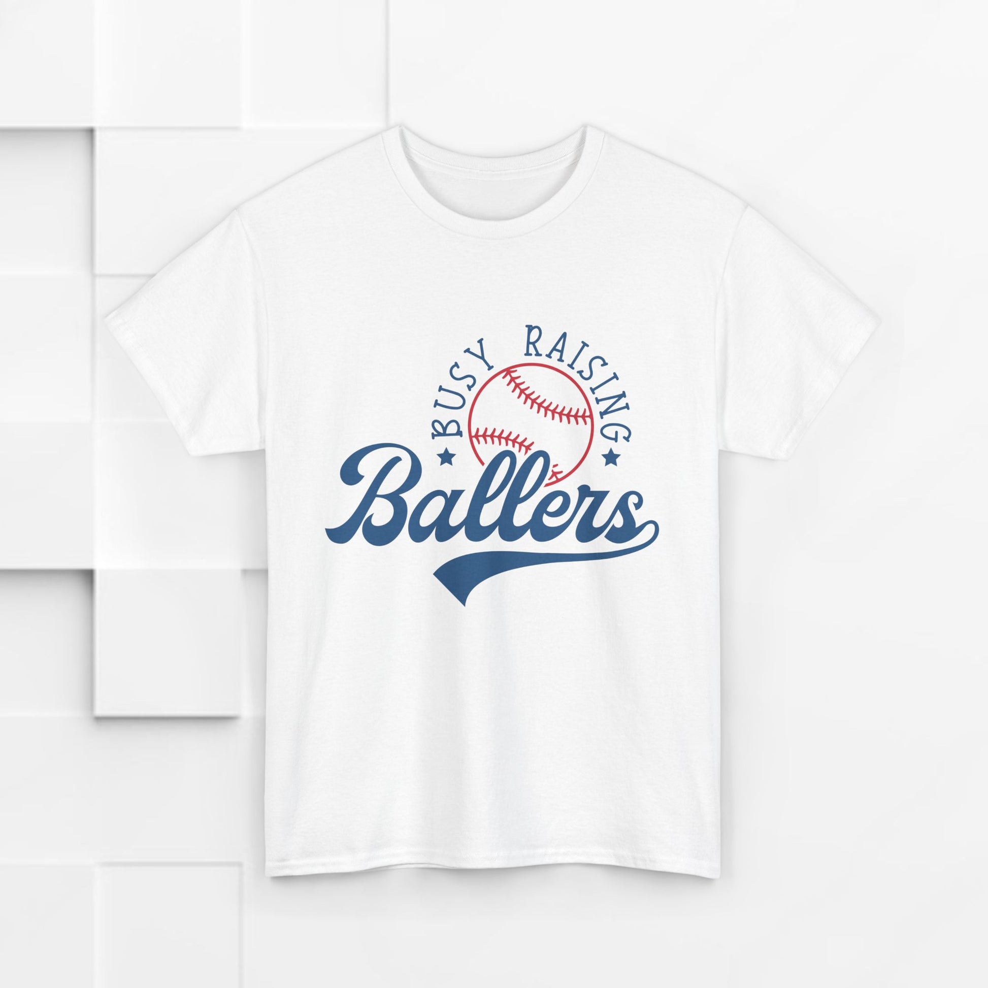 Busy Raising Ballers Unisex Heavy Cotton Tee - GULLYDESIGN