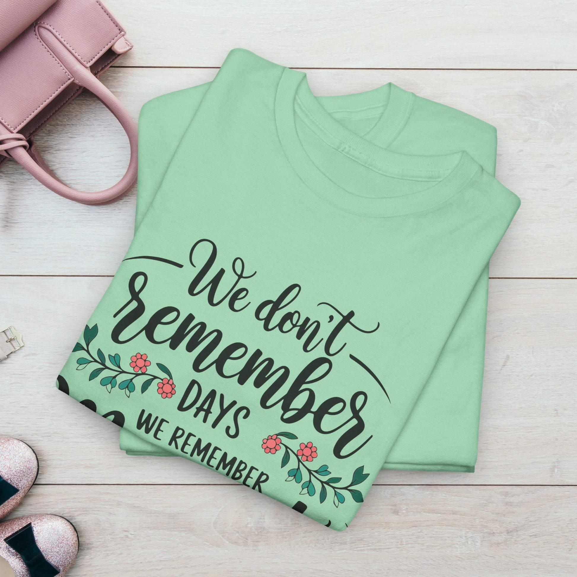 Moments Remembrance Unisex Heavy Cotton Tee - Inspirational Graphic Shirt - GULLYDESIGN