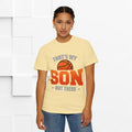 That's My Son Basketball T-Shirt - Unisex Garment-Dyed Tee for Proud Parents - GULLYDESIGN