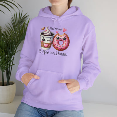 Cute Coffee & Donut Hoodie - You're the Coffee to My Donut Sweatshirt