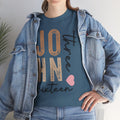 Personalized Unisex Heavy Cotton Tee - Custom Name & Age Design - GULLYDESIGN