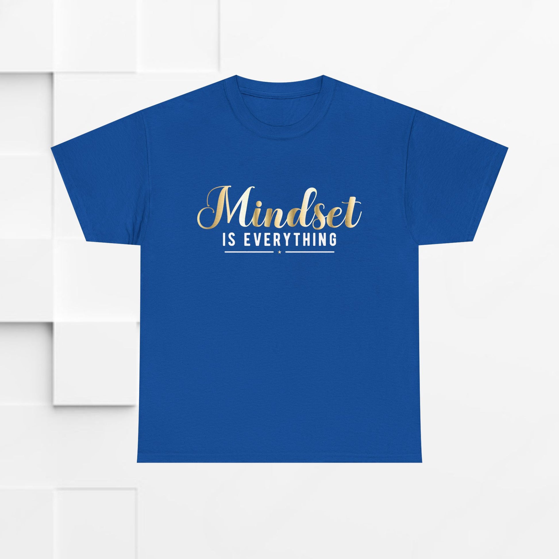 Mindset Unisex Heavy Cotton Tee - Inspirational T-Shirt for Positive Thinking - GULLYDESIGN