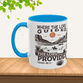 Inspirational Desert Scene Mug - 11oz & 15oz Colorful Coffee Cup for Faith & Encouragement - GULLYDESIGN