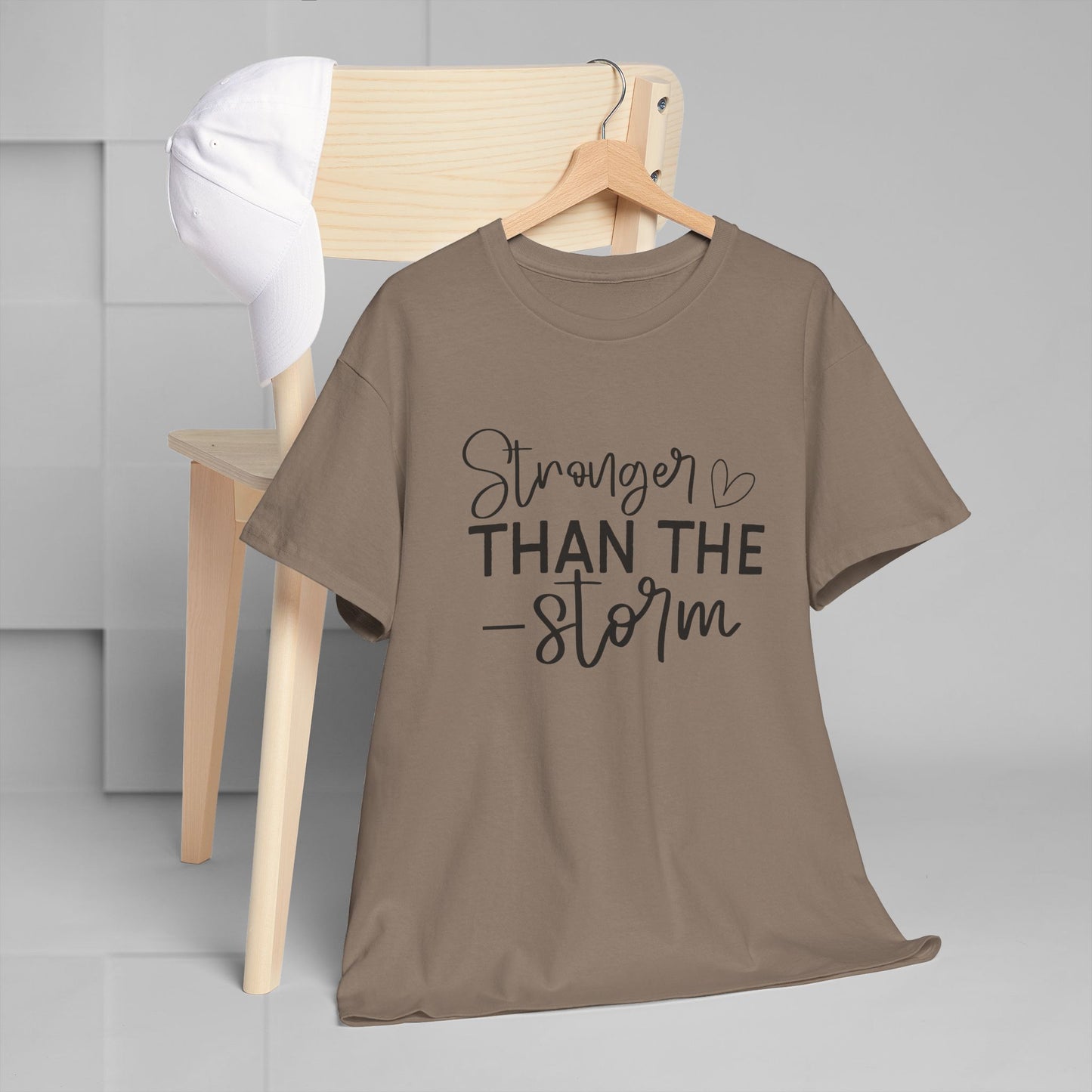 Stronger Than The Storm Unisex Heavy Cotton Tee