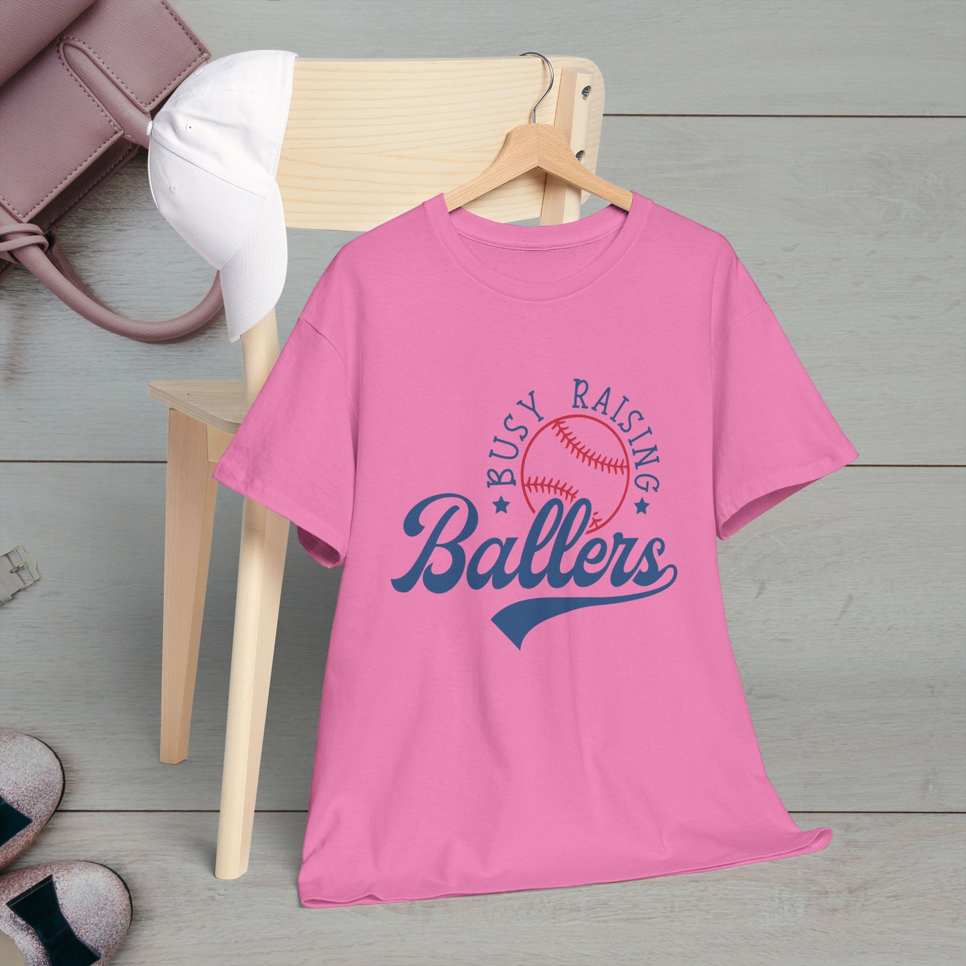 Busy Raising Ballers Unisex Heavy Cotton Tee - GULLYDESIGN