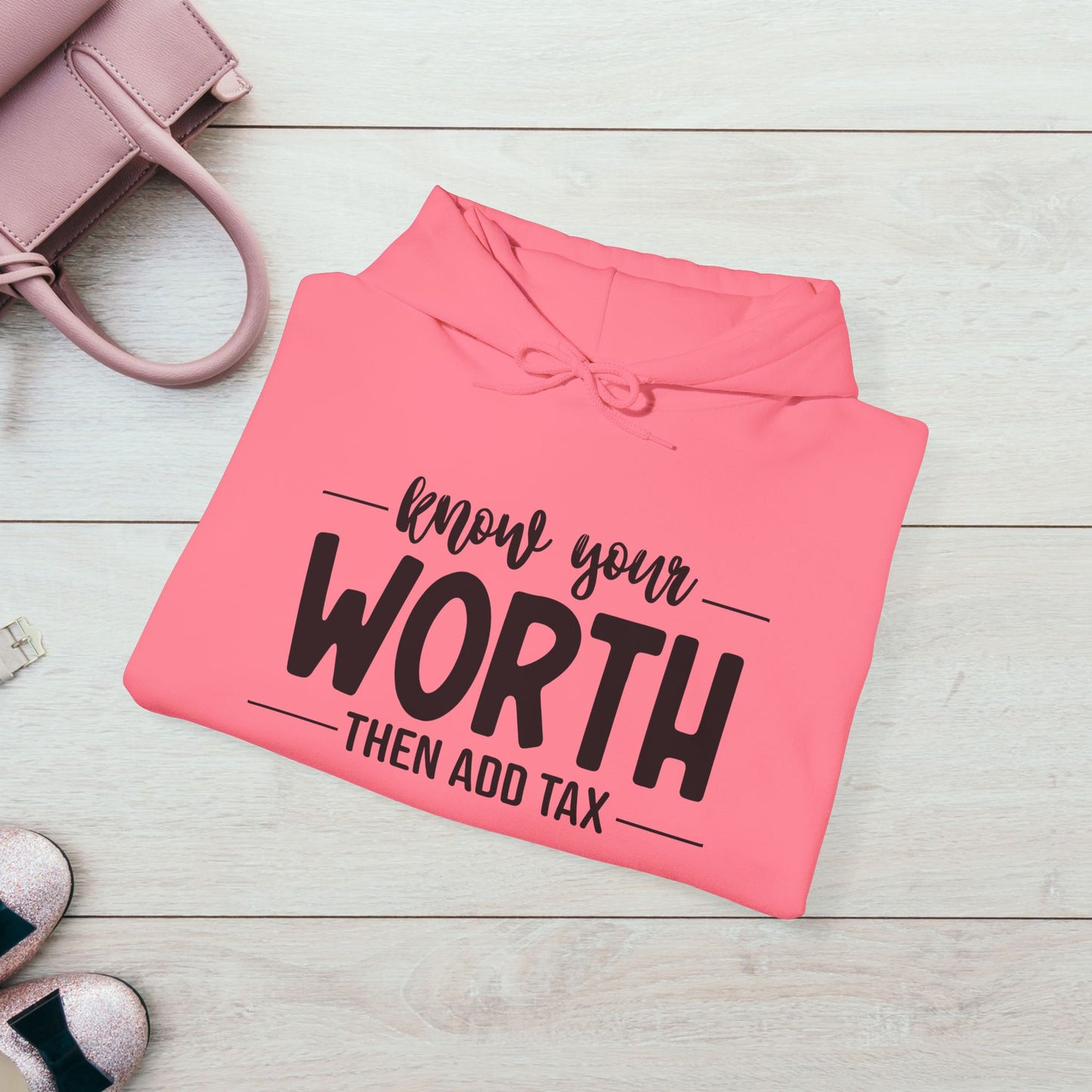 Know Your Worth Inspirational Hoodie