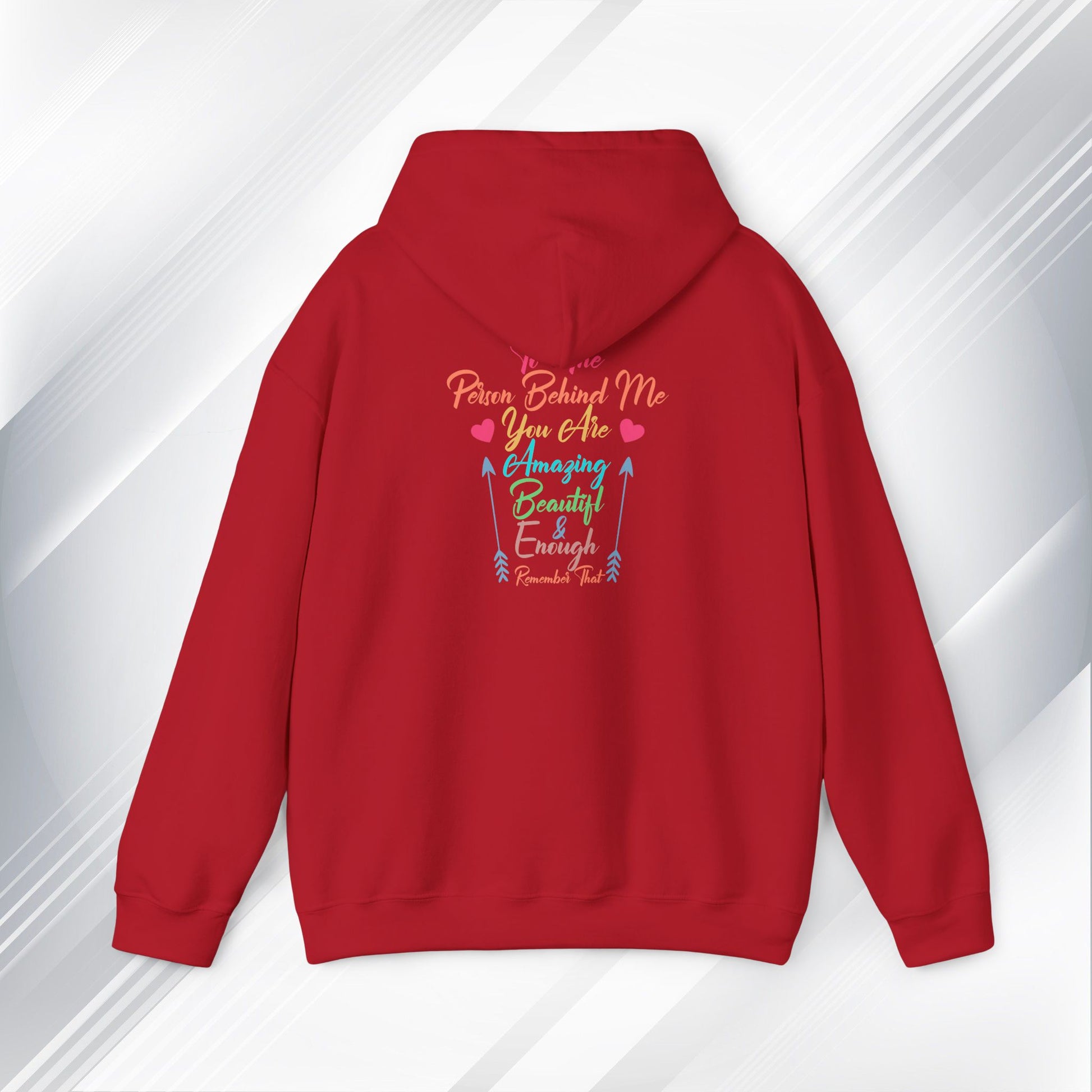 Inspirational Unisex Hoodie - 'You Are Enough' Motivational Sweatshirt for Self-Love & Positivity - GULLYDESIGN