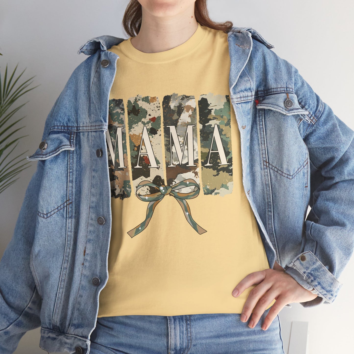 Camo Mama Unisex Heavy Cotton Tee - Perfect Gift for Moms