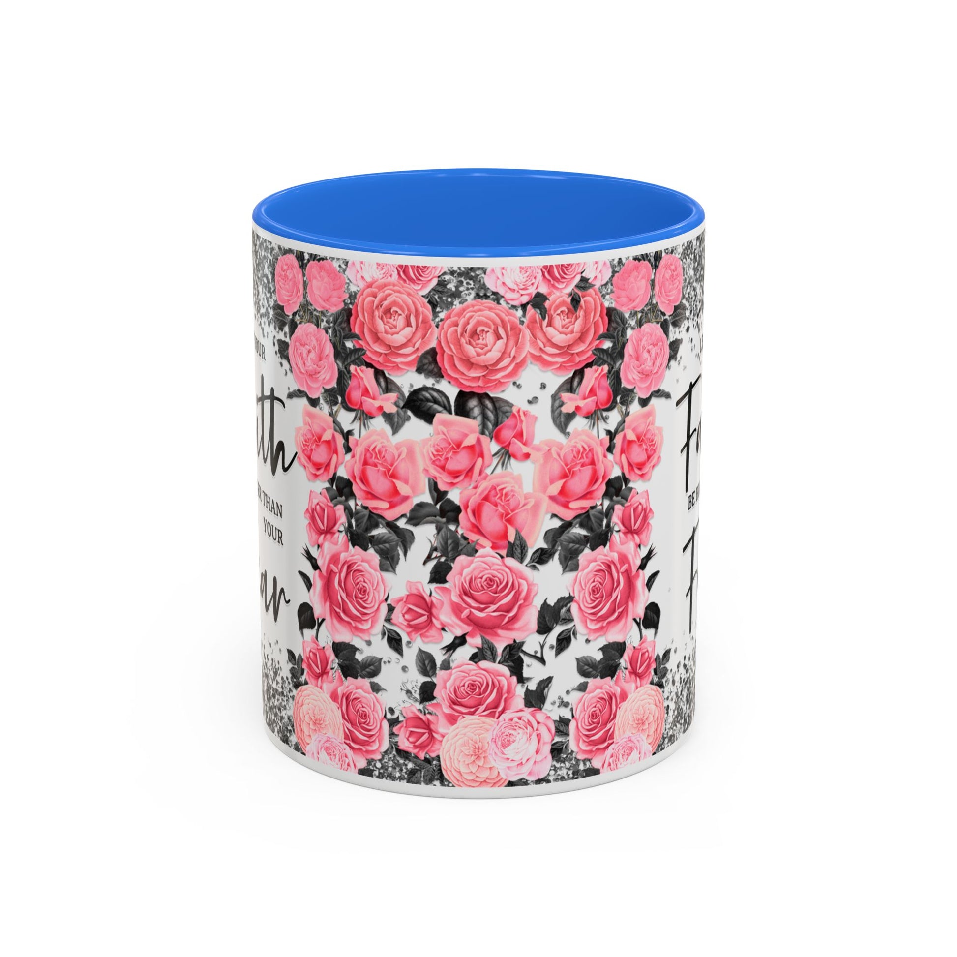 Colorful Floral Faith Mugs - Inspirational Coffee Cups for Home & Gifts - GULLYDESIGN