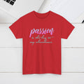 Passion is the Key Unisex Heavy Cotton Tee - Motivational T-Shirt for Inspiration and Abundance - GULLYDESIGN