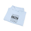 Faith Over Fear Unisex Hooded Sweatshirt - Inspirational Casual Wear - GULLYDESIGN