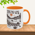 Inspirational Desert Scene Mug - 11oz & 15oz Colorful Coffee Cup for Faith & Encouragement - GULLYDESIGN
