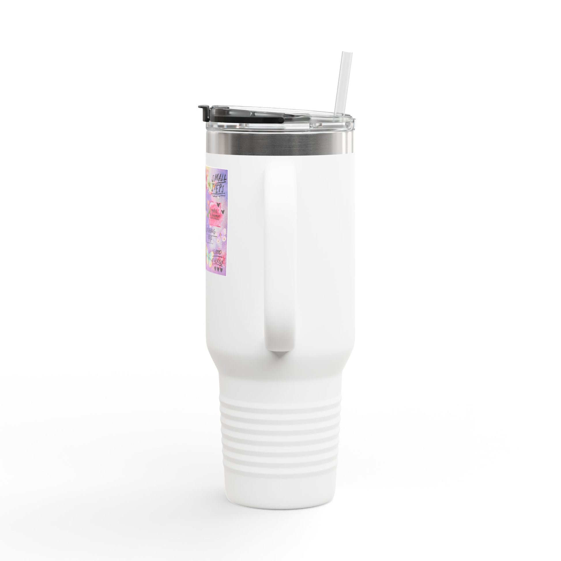 Inspirational Insulated Travel Mug - 40oz Adventure Companion - GULLYDESIGN