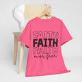 Faith Over Fear Unisex Heavy Cotton Tee - Inspirational T-Shirt - GULLYDESIGN