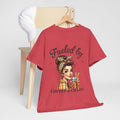 Fueled by Coffee & Chaos Unisex Tee - Fun Graphic Shirt for Coffee Lovers - GULLYDESIGN
