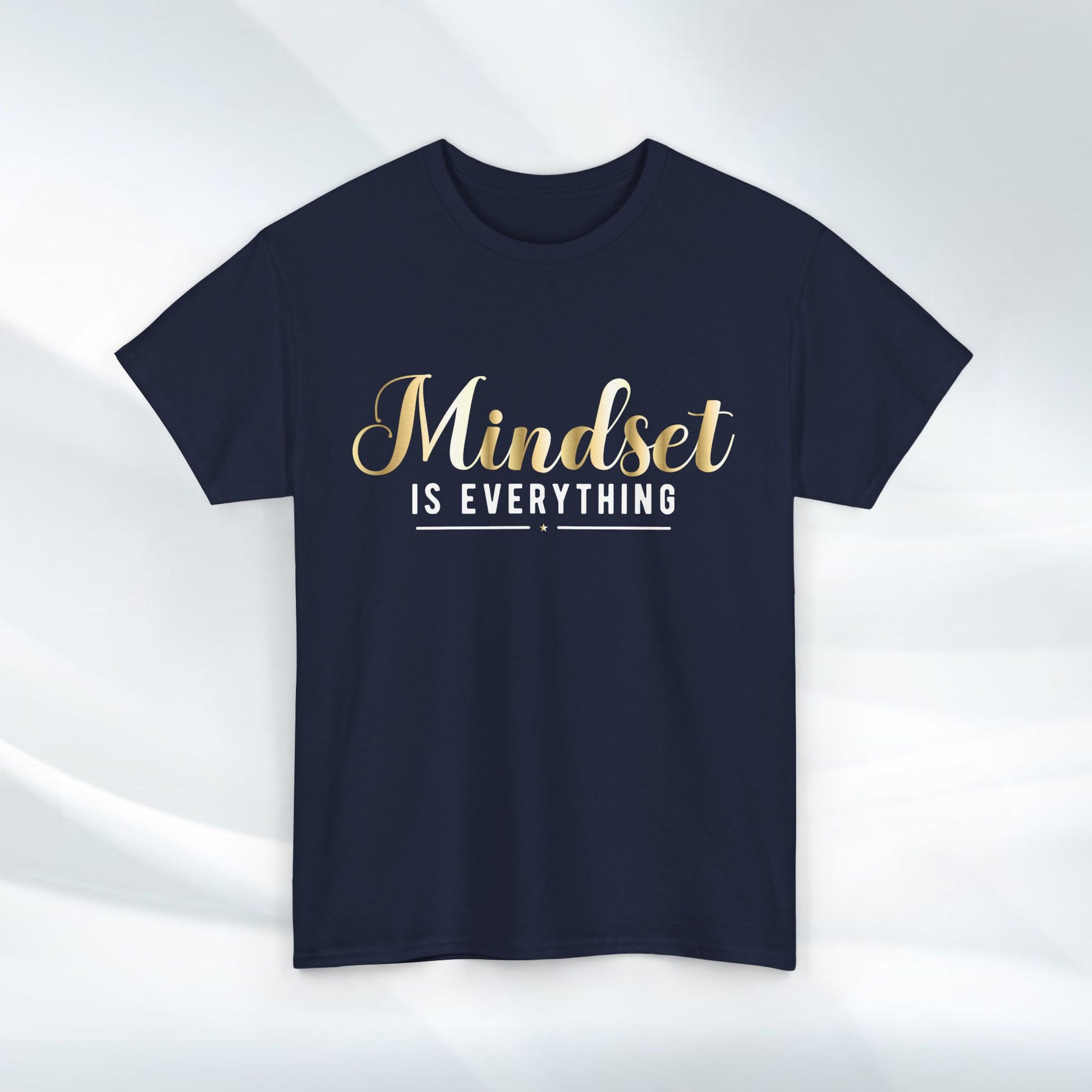 Mindset Unisex Heavy Cotton Tee - Inspirational T-Shirt for Positive Thinking - GULLYDESIGN