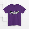 Unisex Heavy Cotton Tee - 'Powerful' Graphic Tee for Empowerment and Self-Expression - GULLYDESIGN