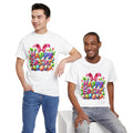 Happy Easter Unisex Heavy Cotton Tee - Fun & Festive Spring Shirt - GULLYDESIGN