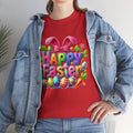 Happy Easter Unisex Heavy Cotton Tee - Fun & Festive Spring Shirt - GULLYDESIGN