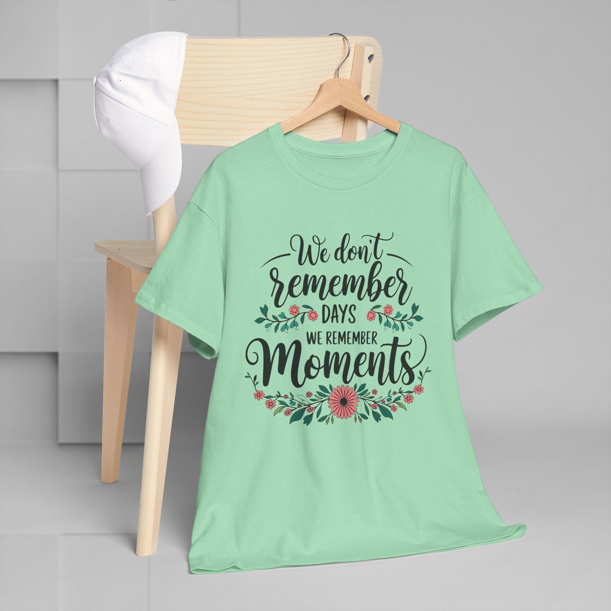 Moments Remembrance Unisex Heavy Cotton Tee - Inspirational Graphic Shirt - GULLYDESIGN