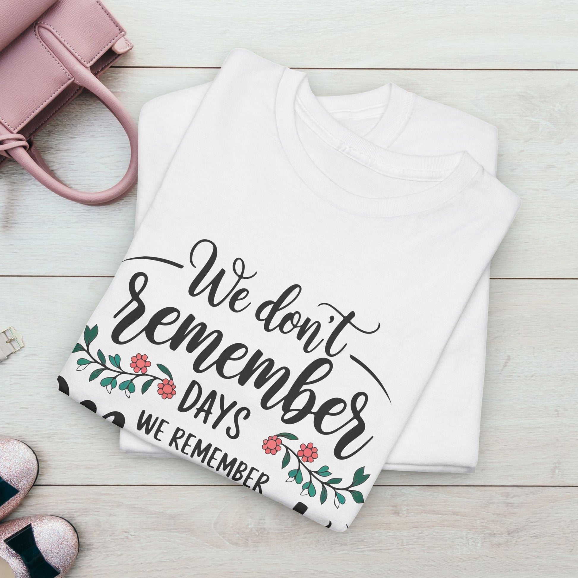 Moments Remembrance Unisex Heavy Cotton Tee - Inspirational Graphic Shirt - GULLYDESIGN