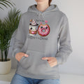 Cute Coffee & Donut Hoodie - You're the Coffee to My Donut Sweatshirt - GULLYDESIGN