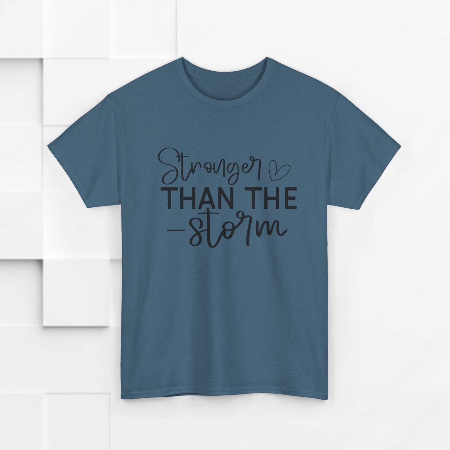Stronger Than The Storm Unisex Heavy Cotton Tee