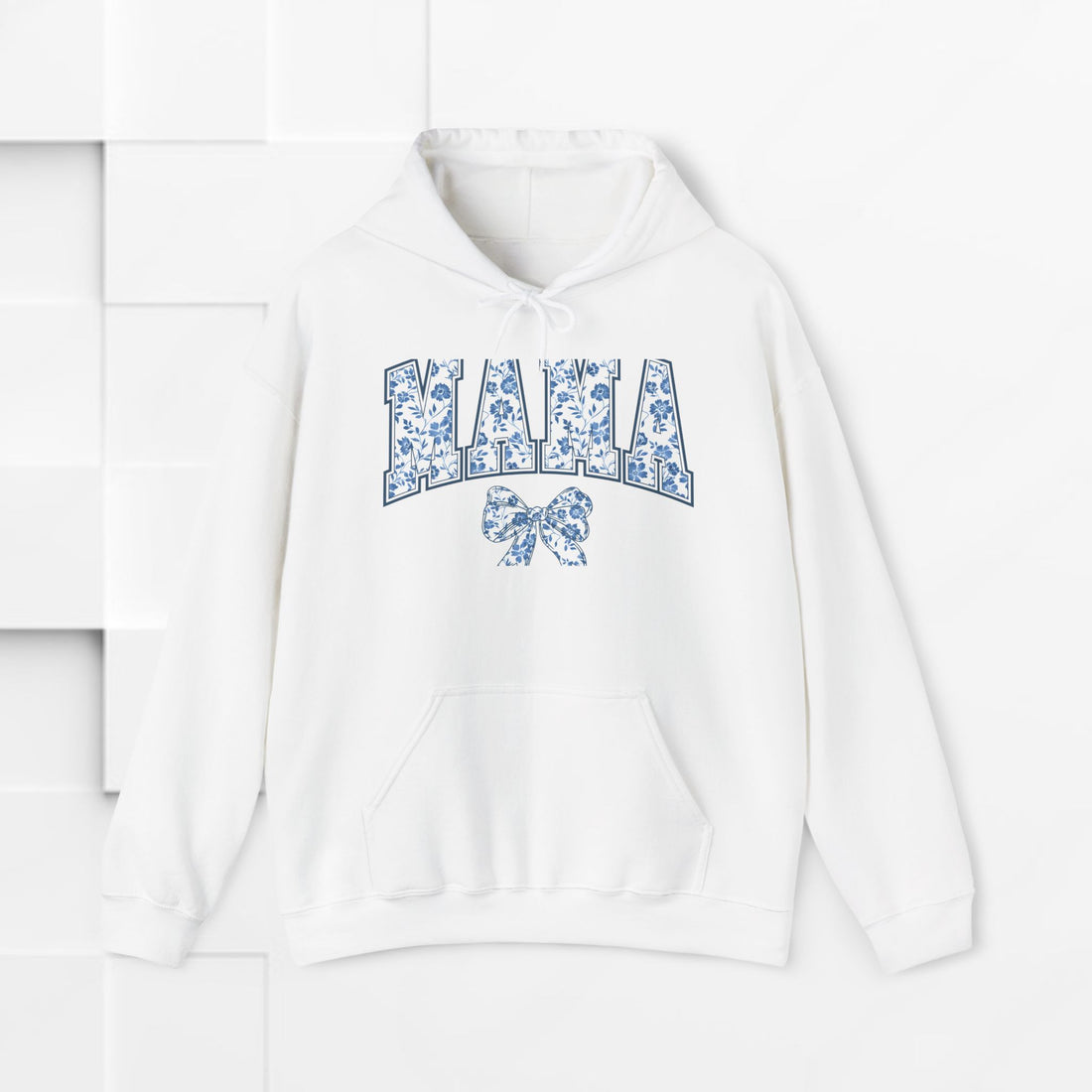 Floral Mama Hoodie - Comfortable Unisex Heavy Blend Sweatshirt for Moms - GULLYDESIGN