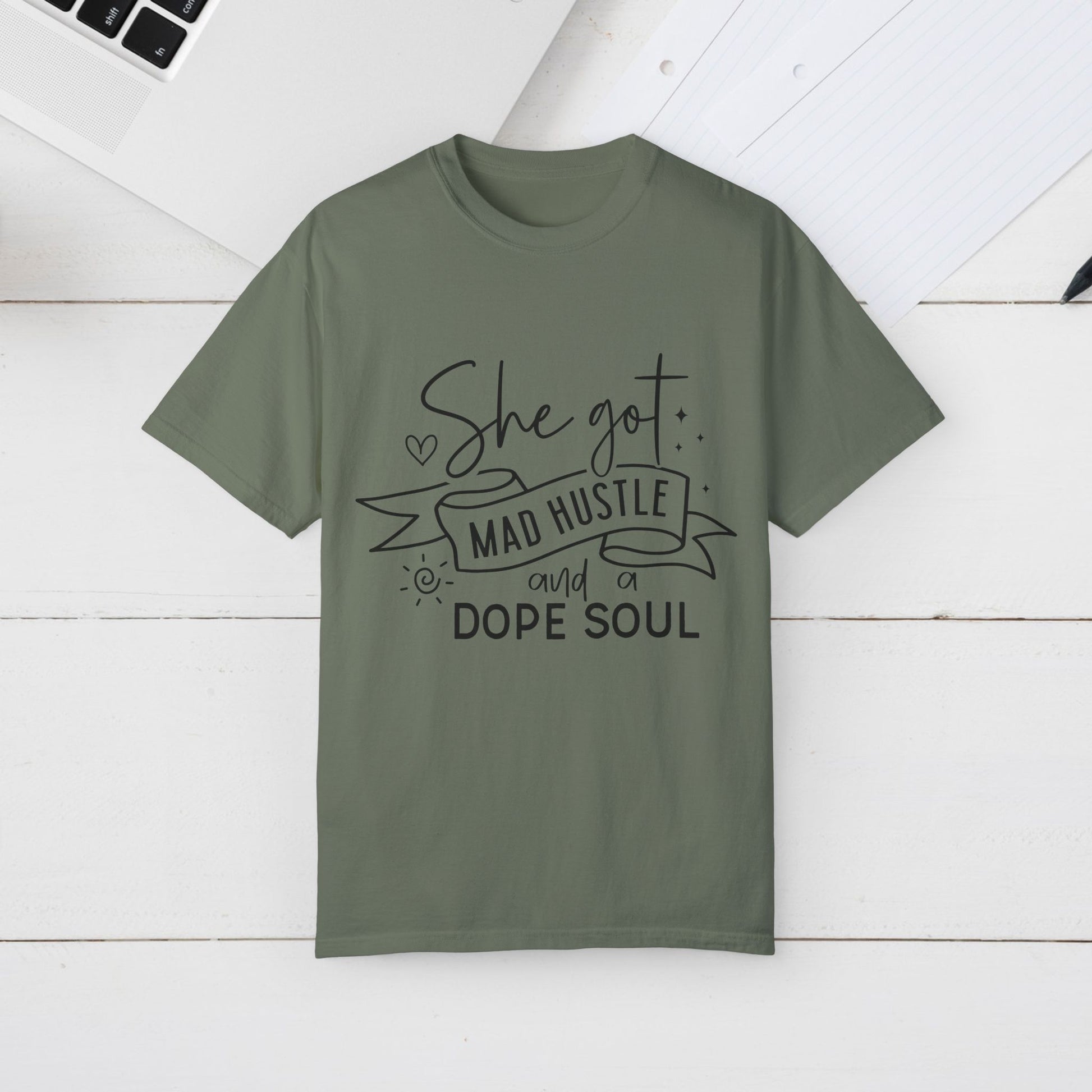 Mad Hustle & Dope Soul Unisex T-Shirt – Motivational Tee for Dreamers - GULLYDESIGN