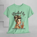 Fueled by Coffee & Chaos Unisex Tee - Fun Graphic Shirt for Coffee Lovers - GULLYDESIGN