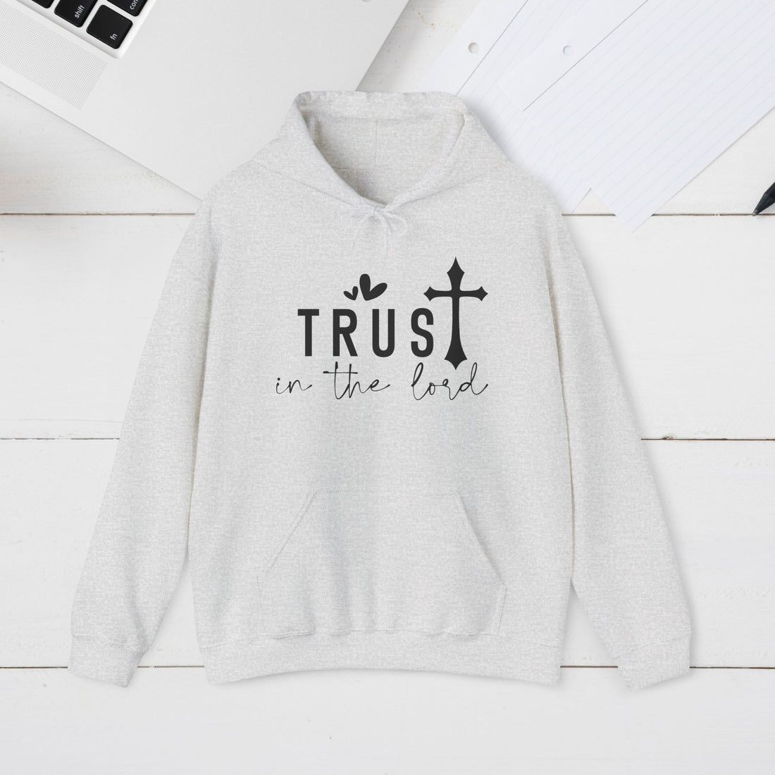 Trust in the Lord Hoodie - Unisex Heavy Blend Sweatshirt - GULLYDESIGN