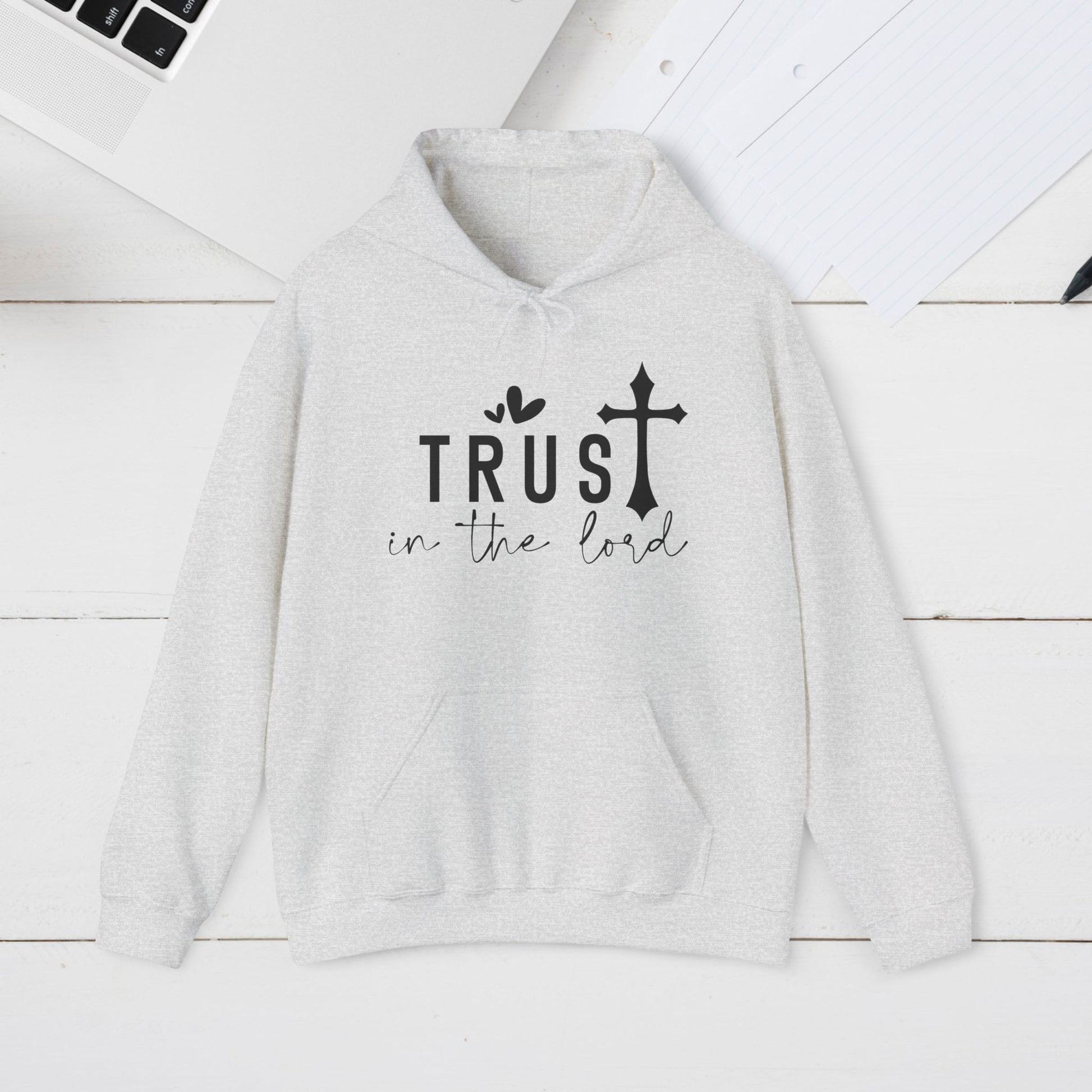Trust in the Lord Hoodie - Unisex Heavy Blend Sweatshirt - GULLYDESIGN