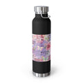 Inspirational Copper Insulated Water Bottle - 22oz - Motivational Quotes & Colorful Design - GULLYDESIGN