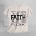Faith Over Fear Unisex Heavy Cotton Tee - Inspirational T-Shirt - GULLYDESIGN